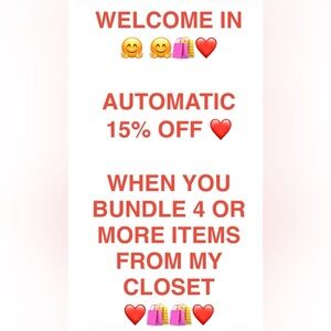 Closet shopping 🛍️ discount offer.